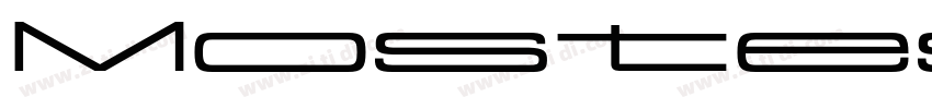 Mostest 1375字体转换